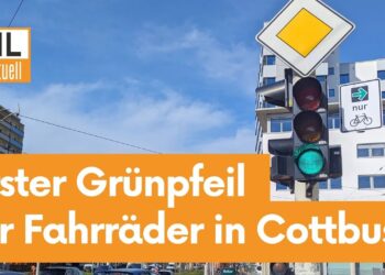 Cottbus führt Grünpfeile für Radler ein