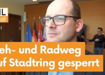 Nach Erdfällen an Brunnen: Geh- & Radweg auf Stadtring Cottbus gesperrt