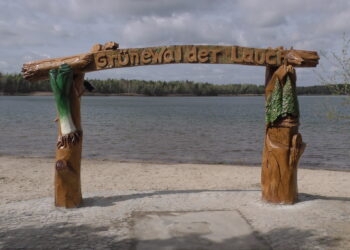 Neuer Fotopoint lädt an den Hauptstrand des Grünewalder Lauchs
