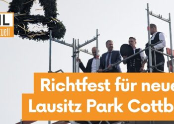 Richtfest für neuen Lausitz Park in Cottbus gefeiert