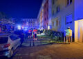 Kellerbrand in Cottbus-Sachsendorf; Foto: Blaulichtreport Lausitz