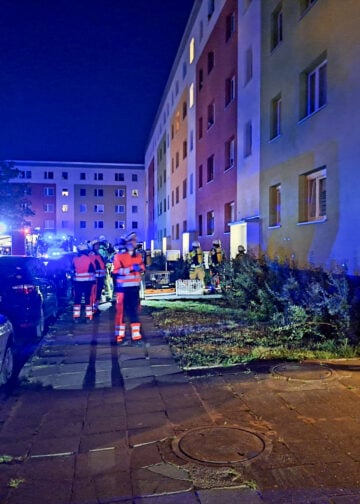 Kellerbrand in Cottbus-Sachsendorf; Foto: Blaulichtreport Lausitz