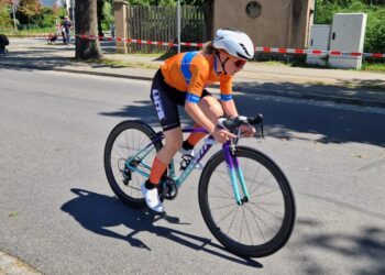 Karla Müller vom RK Endspurt wurde beim 26. Finsterwalder Cityrennen Erste bei den U15