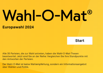 Wahl-O-Mat für Europawahl am 9. Juni gestartet