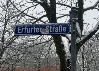 Cottbus saniert Gehweg in der Erfurter Straße