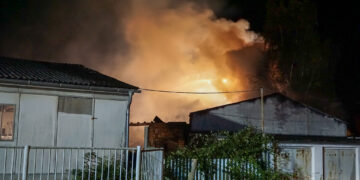 Brand in Guben, Blaulichtreport Lausitz