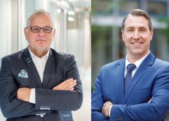 Links Peter Doell, bisher Geschäftsführer der EGC, rechts Tim Berndt, nun alleiniger Geschäftsführer; Fotos: Thomas Goethe und privat