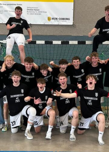 B-Jugend des LHC Cottbus steigt in die Jugendbundesliga auf; Foto: LHC Cottbus