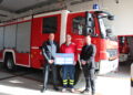 Frank Balkow (Leiter Freiwillige Feuer Spremberg), Dr. med. Robert Tscherner (Chefarzt Notaufnahme Krankenhaus Spremberg), Tobias Grundmann (Geschäftsführer Spremberger Krankenhaus GmbH)