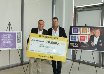 Roland Kaiser: 10.000€-Spende an ASF Brandenburg & eigene Briefmarke