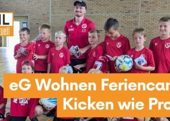 Fußballspaß & Profis hautnah: Feriencamp mit eG Wohnen und FCE