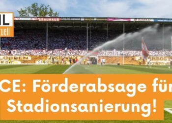 Keine Förderung für Stadionsanierung! Tiefschlag für FC Energie Cottbus