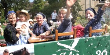 Sorbische Trachten beim Heimat- und Trachtenfest in Dissen