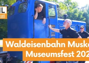 Waldeisenbahn Muskau feiert Museumsfest: Dampfloks und Steampunk-Zauber