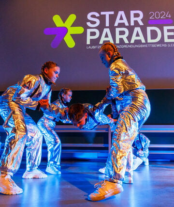 Finale des Existenzgründerwettbewerbs StarParade 2024 in Cottbus. Foto: Andreas Franke