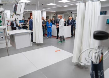 Innenansicht der neuen Notaufnahme in Cottbus. (Bild: M. Ender / MUL – CT)