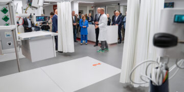 Innenansicht der Zentralen Notaufnahme in Cottbus