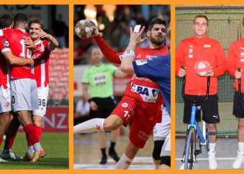 Sportmix: FCE-Heimsieg, Radball-EM und knappe Niederlage für den LHC