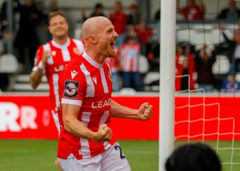 Maximilian Krauß erzielte beim 0:3 Sieg des FC Energie Cottbus beim SC Verl zwei Tore; Foto: Steve Seiffert
