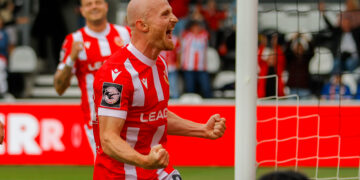 Maximilian Krauß erzielte beim 0:3 Sieg des FC Energie Cottbus beim SC Verl zwei Tore; Foto: Steve Seiffert