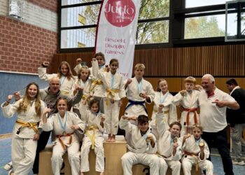 Die Judoka des Leistungszentrum ASAHI Spremberg erkämpfen insgesamt 12 Medaillen bei den 48. Internationalen Bodenseemeisterschaften (Bild: KSC ASAHI)