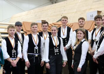 Bundessieger der Dachdecker in Großräschen: Schliebener auf Platz vier
