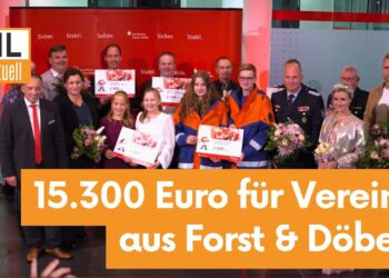 Sparkasse schüttet 15.300 Euro an Vereine aus Forst & Döbern aus