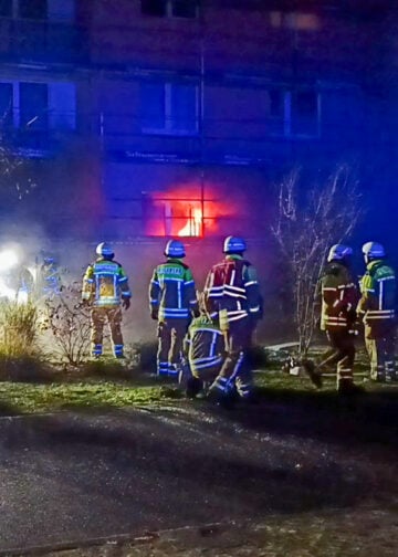 Wohnungsbrand in Cottbus; Foto: Blaulichtreport Lausitz