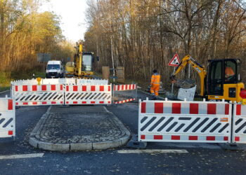 Rohrbruch sorgt für Sperrung in Lauchhammer bis Anfang Dezember