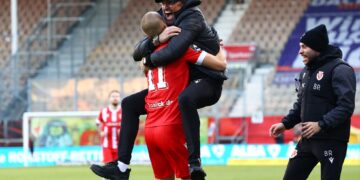 FC Energie Cottbus gegen SpVgg Unterhaching, Foto: Christiane Weiland
