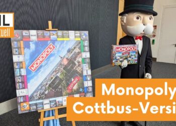 Cottbus erobert das Monopoly-Brett. Die Stadt wird zum Spielfeld