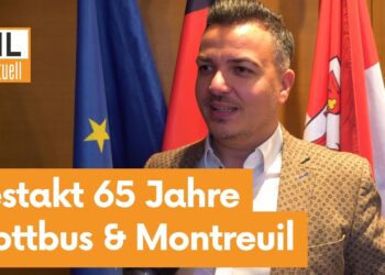 Festakt & Partyabend. Cottbus & Montreuil feiern 65 Jahre Partnerschaft