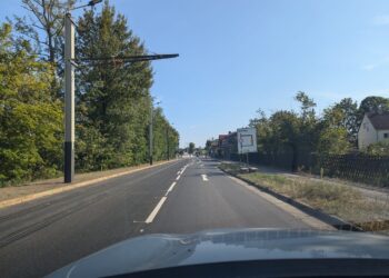 Madlower Hauptstraße in Cottbus vor Freigabe
