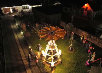 Weihnachtspyramide Cottbus-Ströbitz