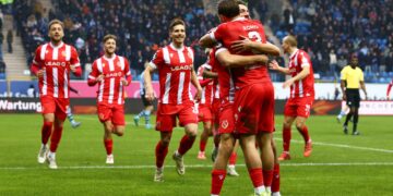 Dominik Pelivan schoss das Tor des Tages für Energie Cottbus gegen Waldhof Mannheim; Foto: Christiane Weiland
