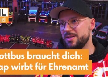 „Cottbus braucht dich“: Rapper wirbt für Ehrenamt in Blaulichtfamilie