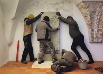 Barocker Grabstein im Schloss Doberlug: Neues Highlight der Ausstellung