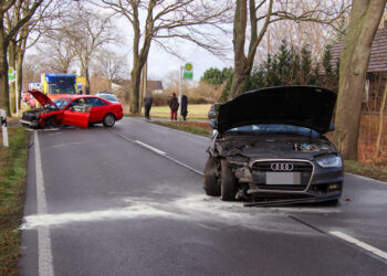 Zwei Verletzte bei Autounfall zwischen Haasow und Dissenchen