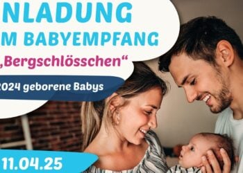 Willkommen, kleine Spremberger: Babyempfang im Bergschlösschen