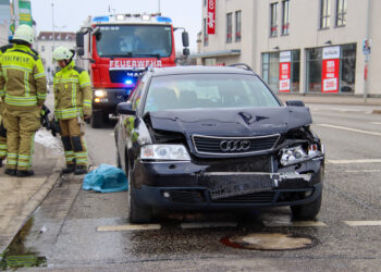 Auffahrunfall in Cottbuser Franz-Mehring-Straße endet glimpflich