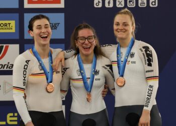 EM-Bronze für Lausitzer Bahnrad-Trio Grabosch, Friedrich & Schneider