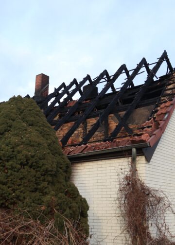 Brand in Weißwasser; Foto: Blaulichtreport Lausitz