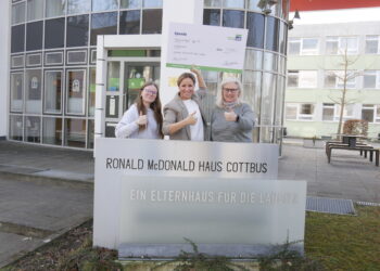 LWG verlängert Patenschaft für Ronald McDonald Haus Cottbus