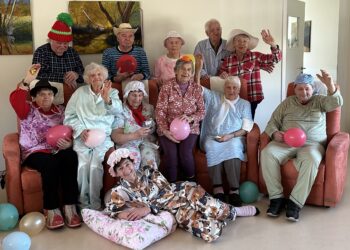 Fröhliche Pyjama-Party in der DRK-Tagespflege Kroppen