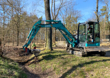 Historische Gräben im Branitzer Park werden wiederhergestellt