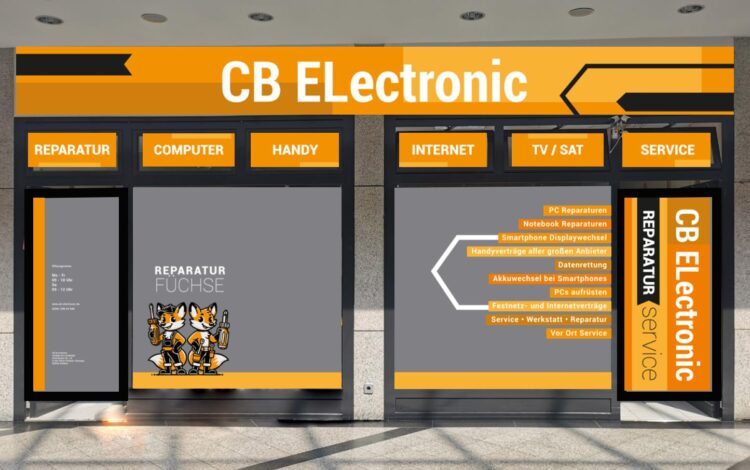 Neuer Laden von CB Electronic; Grafik: carographic