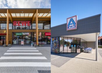Eröffnung November 2025: Einkaufszentrum mit REWE und Aldi in Luckau​