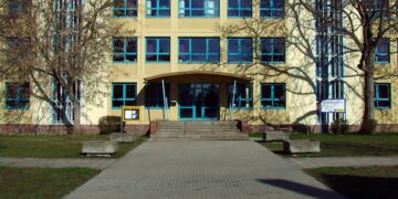 Gesamtschule in Cottbus entsteht; Foto: Trio3D, CC BY-SA 4.0, via Wikimedia Commons
