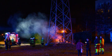 Brand in Forst; Foto: Blaulichtreport Lausitz