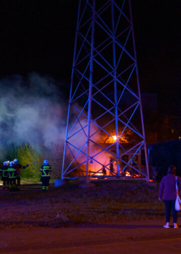 Brand in Forst; Foto: Blaulichtreport Lausitz